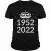 1952 2022 Platinum Jubilee British Queen for 70 yearsShirt Shirt Classic Men's T-shirt