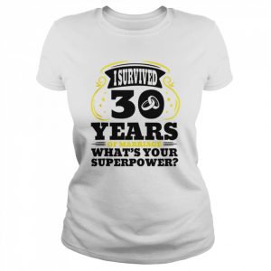 20 Years Of Marriage Superpower 20th Wedding Anniversary Tank ShirtTop Shirt Classic Women's T-shirt