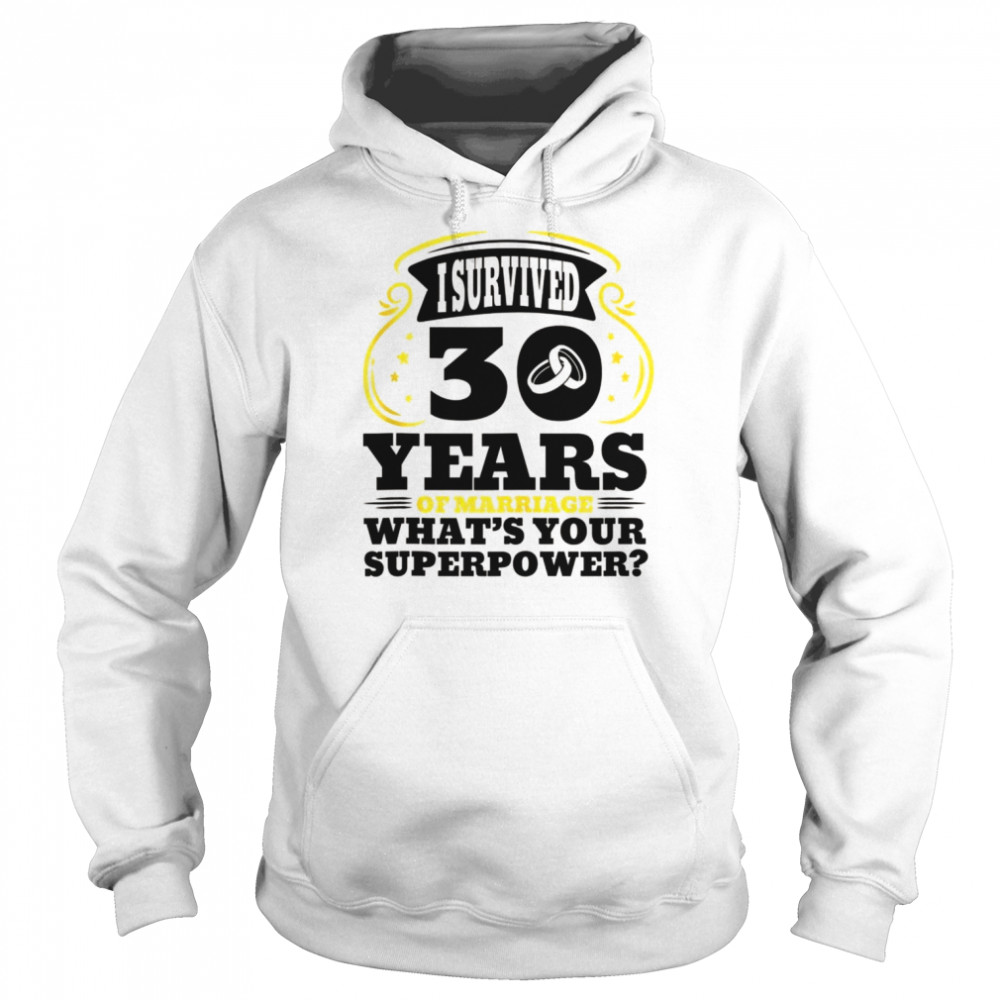 20 Years Of Marriage Superpower 20th Wedding Anniversary Tank ShirtTop Shirt Unisex Hoodie