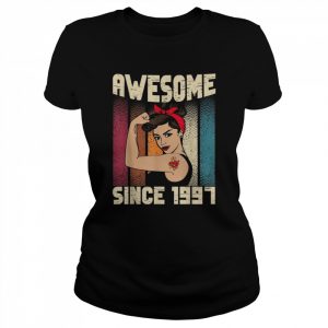 25 Year Old Awesome Since 1997 25th BirthdayShirt Shirt Classic Women's T-shirt