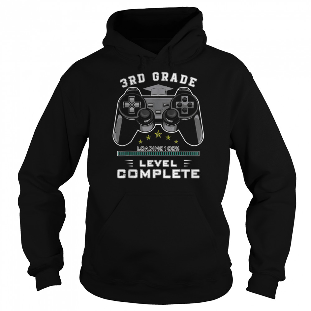 3rd Grade Level Complete Graduation Shirt Unisex Hoodie