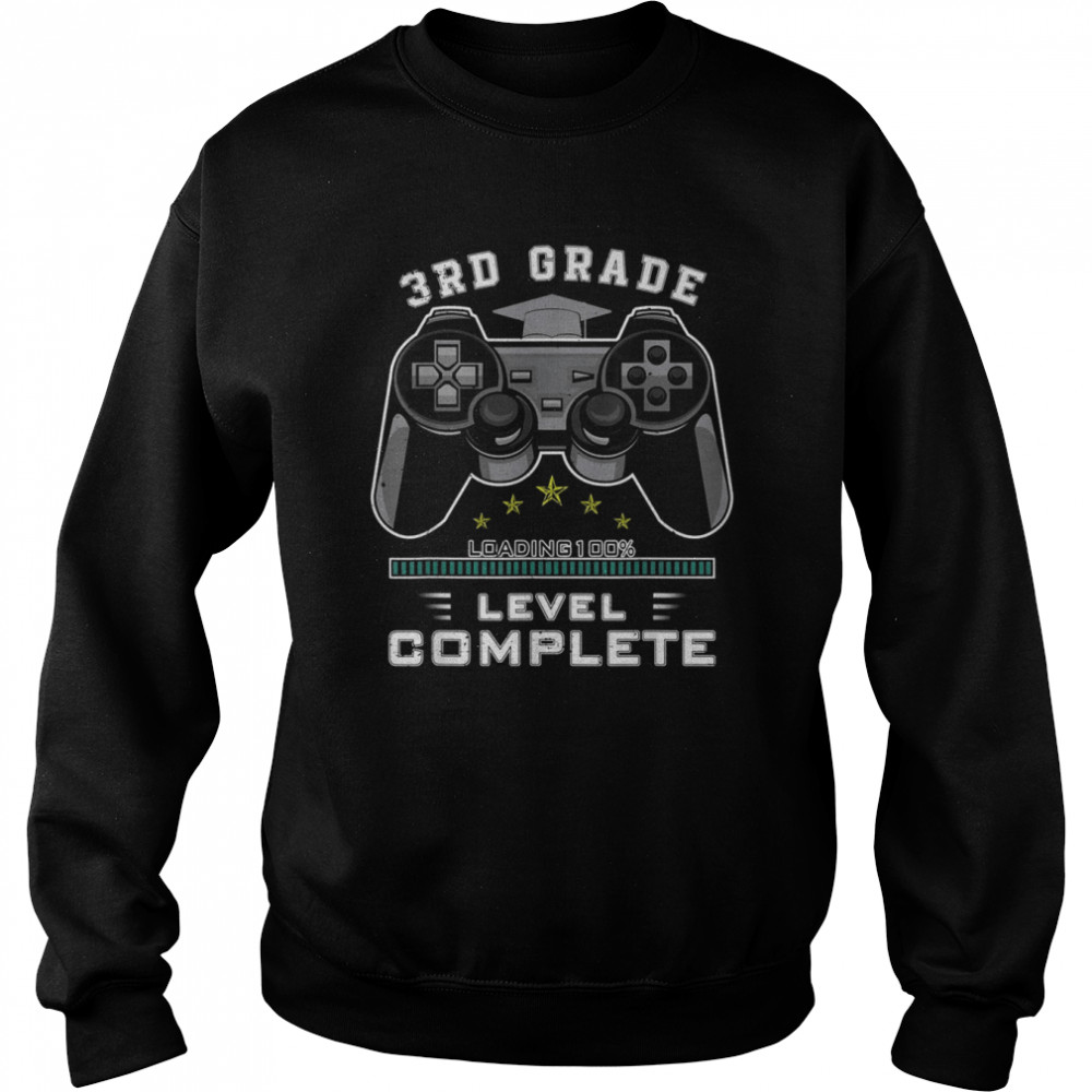 3rd Grade Level Complete Graduation Shirt Unisex Sweatshirt