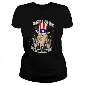 4th Of July Confused Joe Biden Happy St Patricks Day Shirt Classic Women's T-shirt