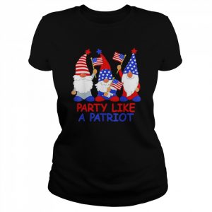 4th of july 2022 patriotic three gnomes American usa  Classic Women's T-shirt