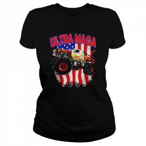 4th of july monster truck ultra maga American flag  Classic Women's T-shirt