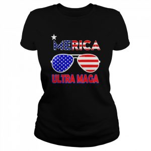 4th of july ultra maga American flag  Classic Women's T-shirt