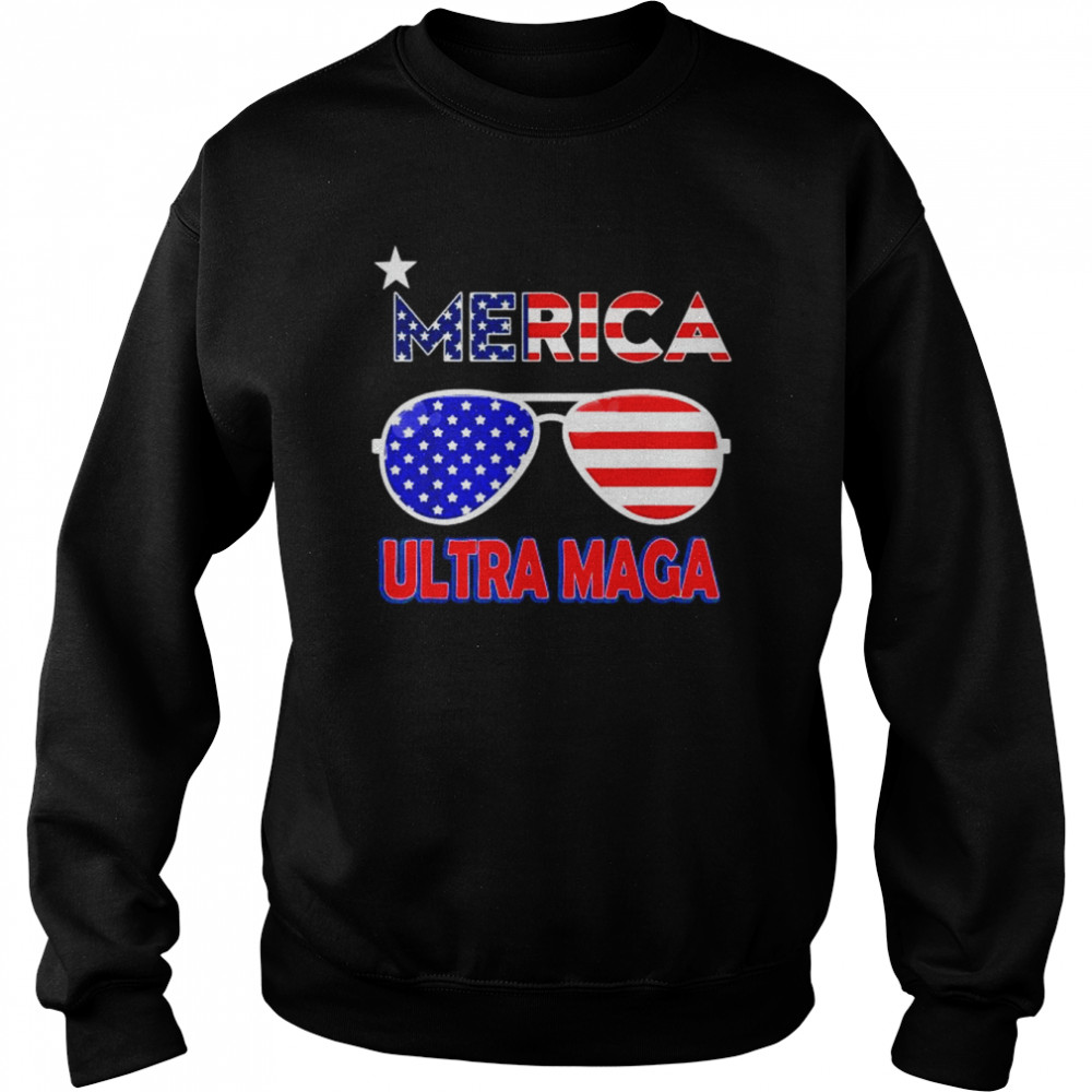 4th of july ultra maga American flag  Unisex Sweatshirt