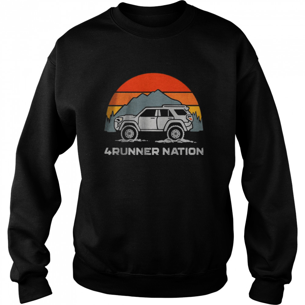 5th Gen 4Runner Heritage Sunset Vibes 4Runner Nation T-Shirt Unisex Sweatshirt