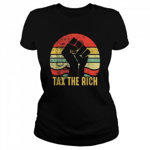 AOC Tax The Rich Retro Vintage AntiCapitalist PoliticalShirt Shirt Classic Women's T-shirt