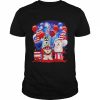 Alaskan Malamute Balloons Fireworks Shirt Classic Men's T-shirt