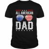 All American dad matching family fourth 4th of july American  Classic Men's T-shirt