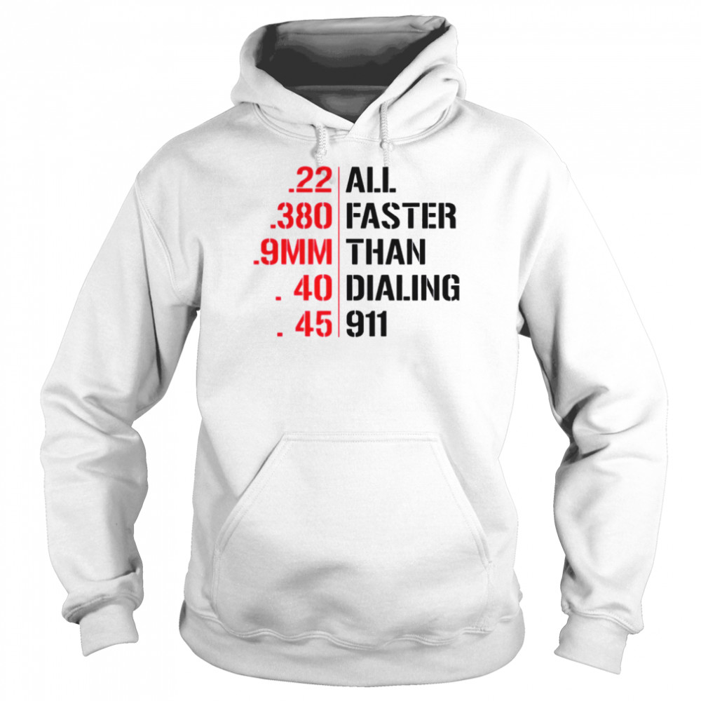 All Faster Than Dialing 911 End Gun Violence Uvalde Shirt Unisex Hoodie