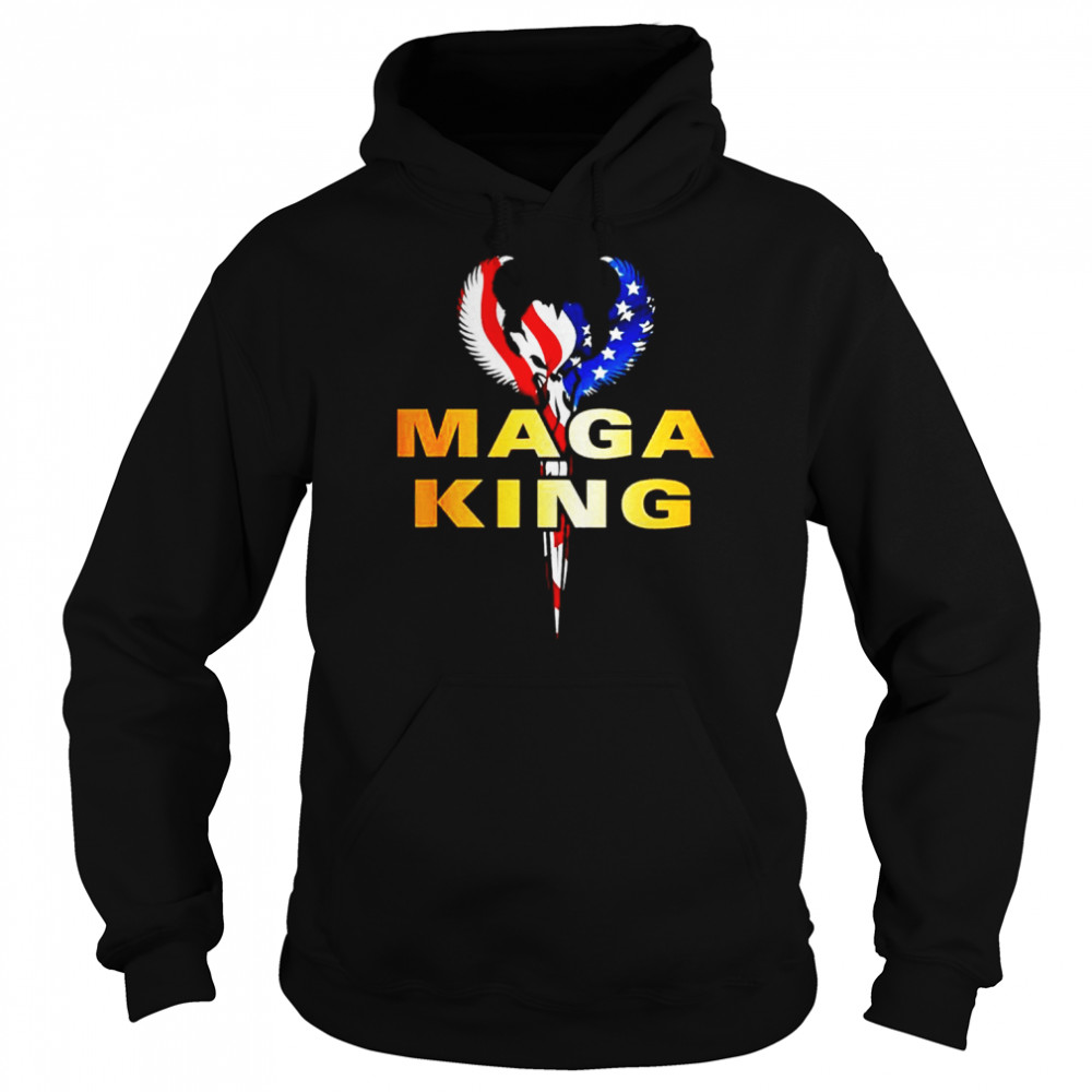 American Eagle Badge Maga King  Unisex Hoodie