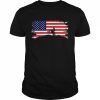 American Flag Motocross Apparel Motocross Dirt BikeShirt Shirt Classic Men's T-shirt