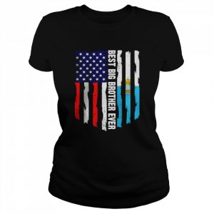 American Flag & San Marino Flag Best Big Brother Ever Family T-Shirt Classic Women's T-shirt