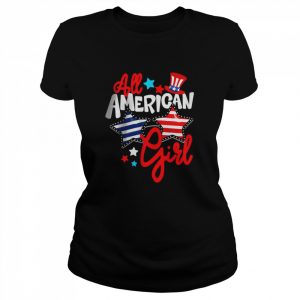 American Girls Patriotic July 4th Fun For Family Matching T-Shirt Classic Women's T-shirt