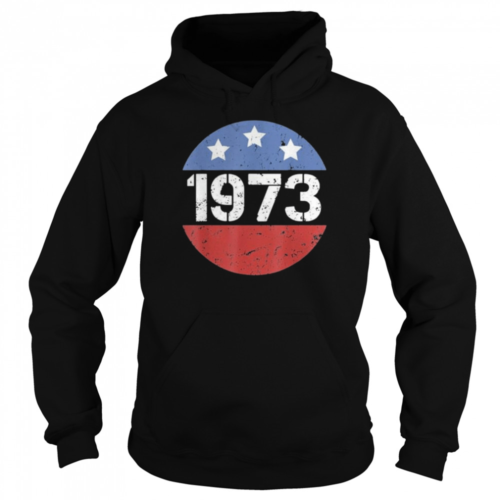 American flag 1973 protect roe v wade feminism pro choice  Unisex Hoodie