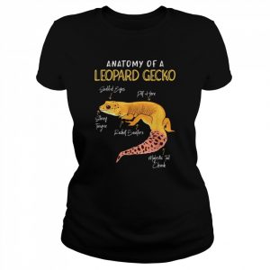 Anatomy of Leopard Gecko Terraristics Reptiles GeckoShirt Shirt Classic Women's T-shirt