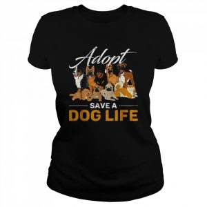 Animal Adoption Rescue Adopt Save A Dog Life Adopt A Dog Shirt Classic Women's T-shirt