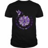 Arnold Chiari Malformation Awareness Sunflower Hummingbird RShirt Classic Men's T-shirt