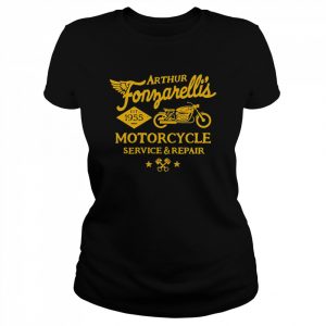 Arthur Fonzarelli’s Motorcycle Service And Repair T-Shirt Classic Women's T-shirt