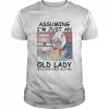 Assuming I’m just an old lady was your first mistake  Classic Men's T-shirt