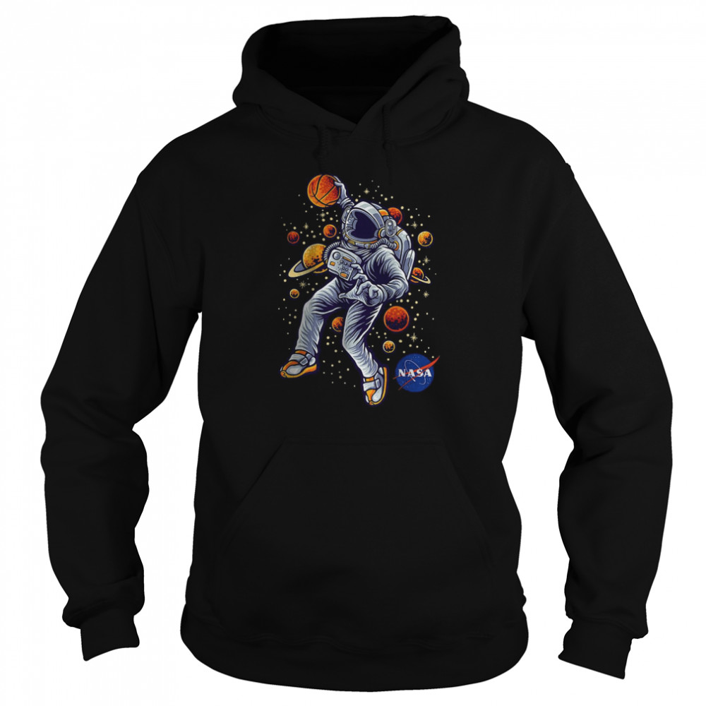 Astronaut hoop Sport, Ball, Game Basketball T-Shirt Unisex Hoodie