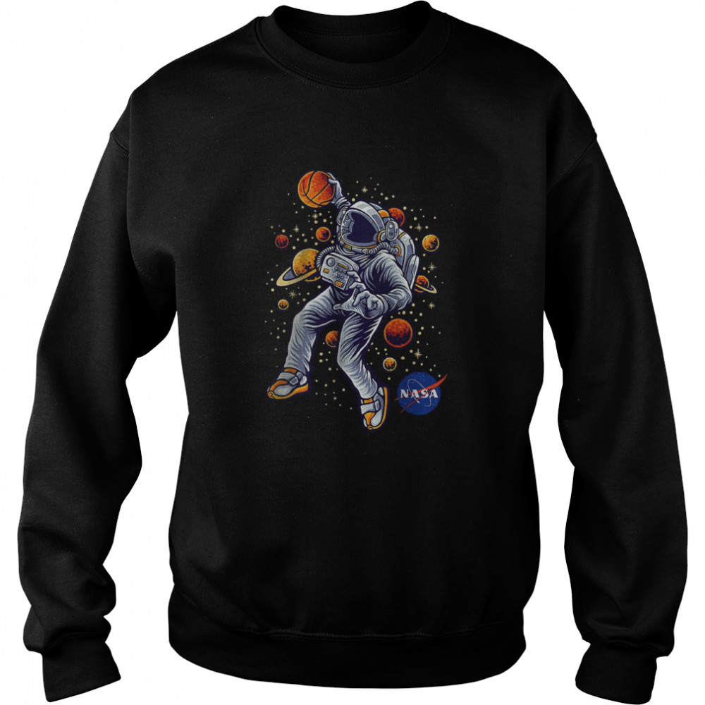 Astronaut hoop Sport, Ball, Game Basketball T-Shirt Unisex Sweatshirt