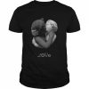 BLACK AND WHITE LOVE Shirt Classic Men's T-shirt