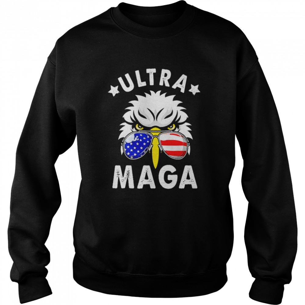 Bald eagle American flag we the people ultra maga patriotic  Unisex Sweatshirt