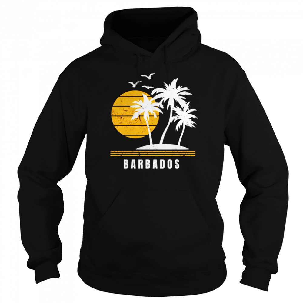 Barbados Island, Caribbean Vacation Souvenir Shirt Unisex Hoodie