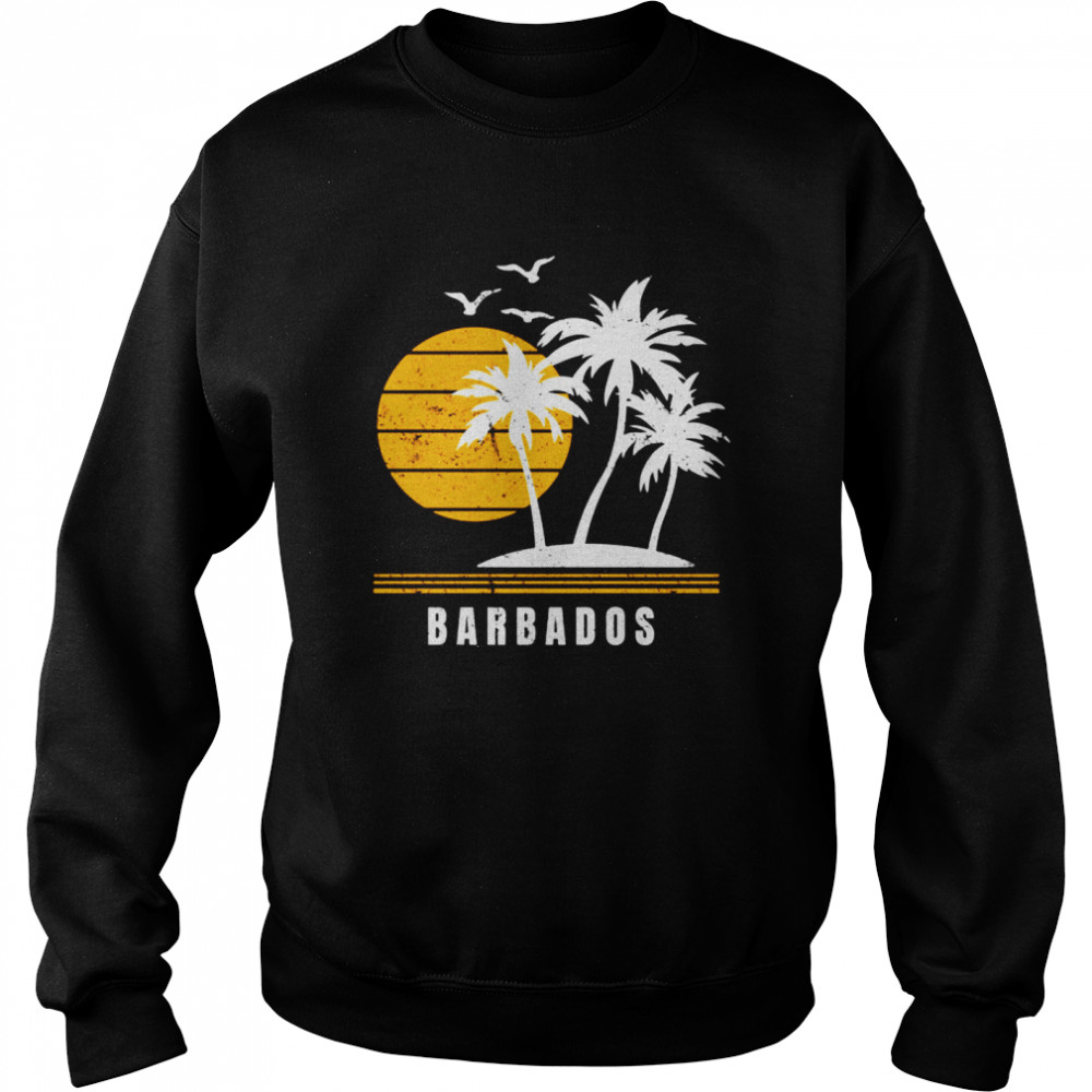 Barbados Island, Caribbean Vacation Souvenir Shirt Unisex Sweatshirt