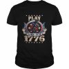 Baseball Abraham Lincoln Play Like it’s 1776 T-Shirt Classic Men's T-shirt