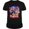 Basset Hound Balloons Fireworks Shirt Classic Men's T-shirt