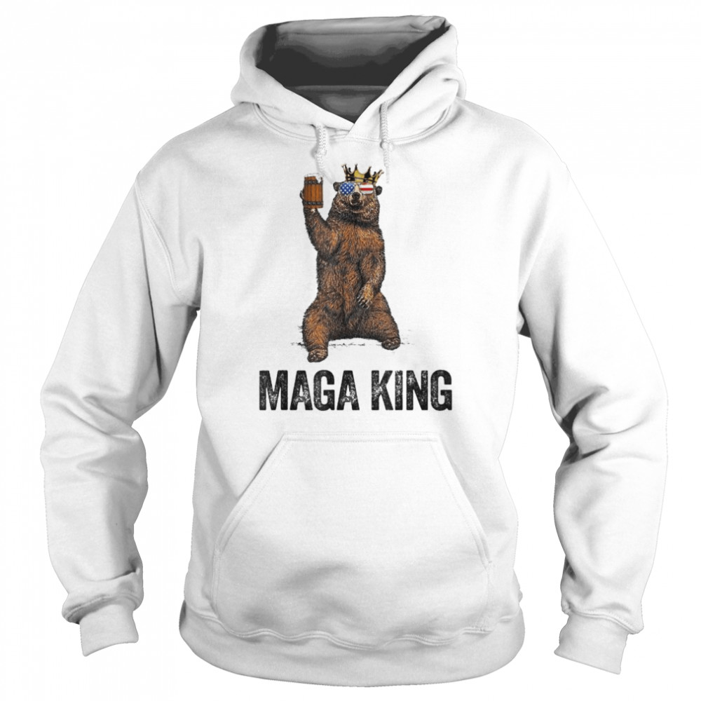 Bear Crown Maga King The Great Maga King Pro Trump T-Shirt Unisex Hoodie