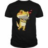 Bearded Dragon Pogona Reptile Lizard Kisses Shirt Classic Men's T-shirt