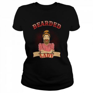 Bearded Lady Circus Costume Carnival Freak Shirt Classic Women's T-shirt