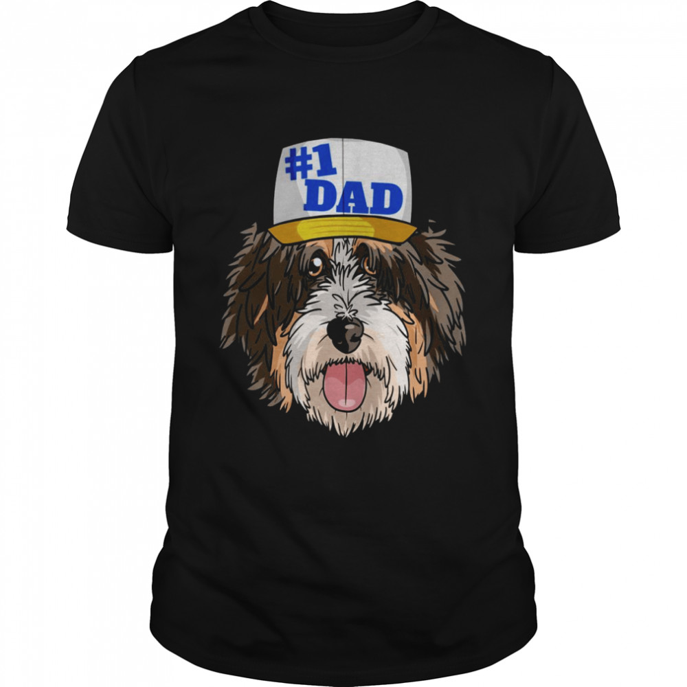 Bernedoodle #1 Dog Dad Father’s Day Shirt