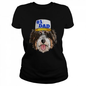 Bernedoodle #1 Dog Dad Father’s Day Shirt Classic Women's T-shirt