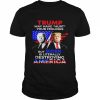 Biden and Donald Trump is literally destroying america democrat  Classic Men's T-shirt