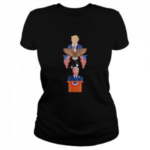 Biden bird poop from Trump American bird  Classic Women's T-shirt