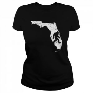 Bigfoot Hunting in Florida Sasquatch Silhouette Vintage Shirt Classic Women's T-shirt