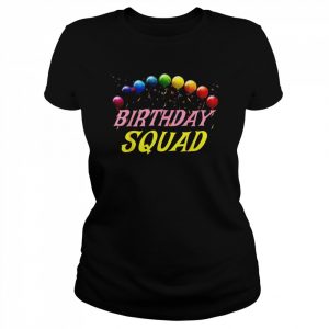 Birthday Squad Matching Family Group Birthday PartyShirt Shirt Classic Women's T-shirt