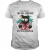 Black Cat I’m Sorry The Nice Caregiver Is On Vacation Shirt Classic Men's T-shirt