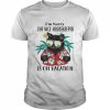 Black Cat I’m Sorry The Nice Housekeeper Is On Vacation Shirt Classic Men's T-shirt