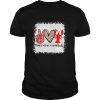 Bleached peace love crawfish leopard crawfish season  Classic Men's T-shirt