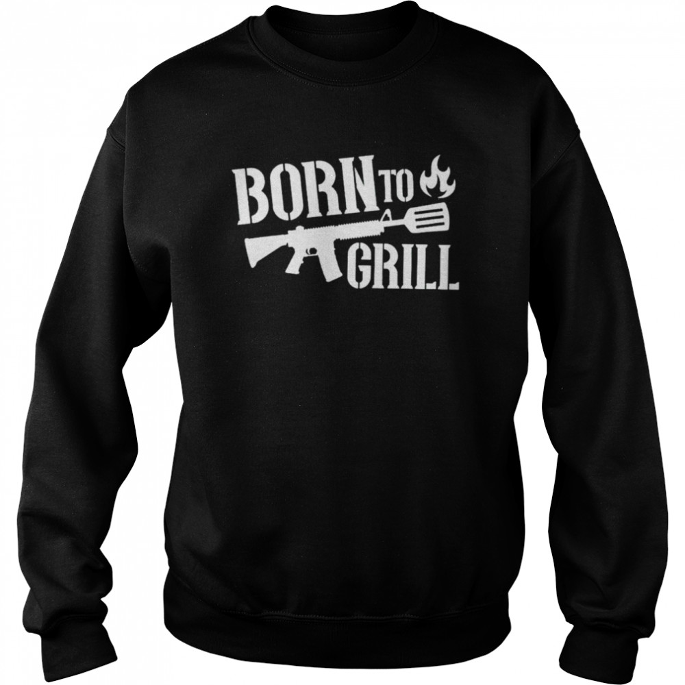 Born To Grill 2A  Unisex Sweatshirt