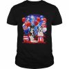 Boston Terrier Balloons Fireworks Shirt Classic Men's T-shirt