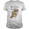 But First Coffee Skeleton Leopard Coffee Shirt Classic Men's T-shirt