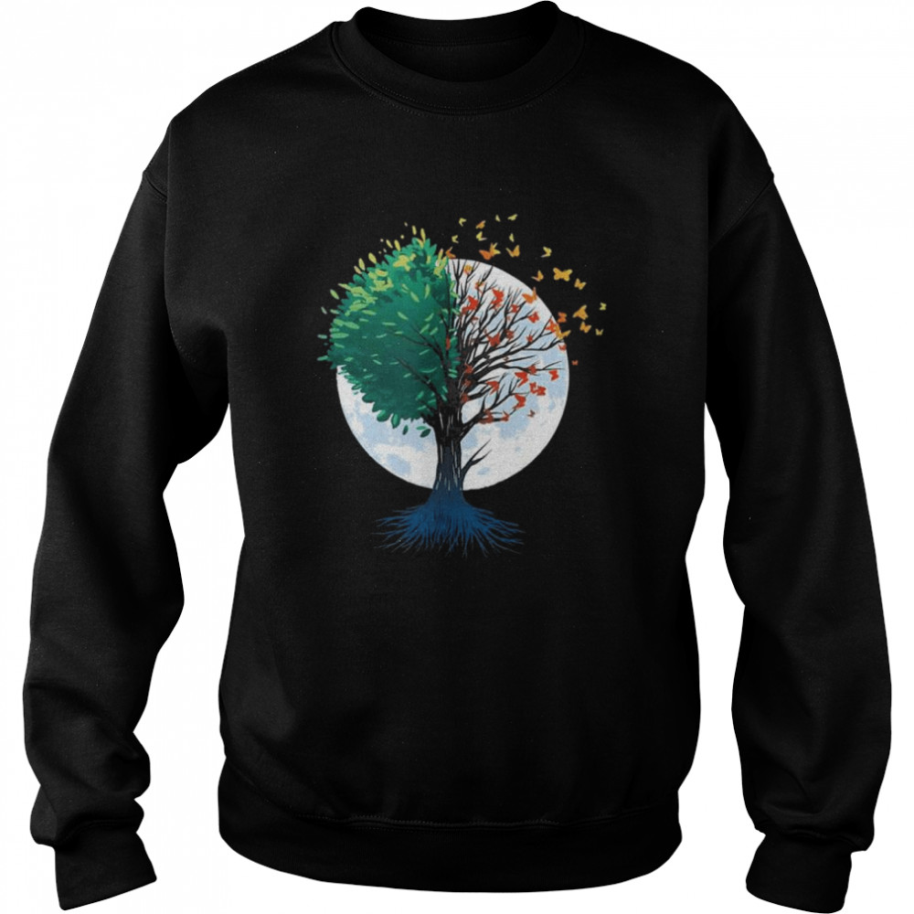 Butterfly tree beautiful  Unisex Sweatshirt